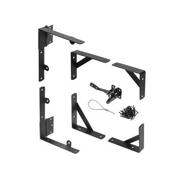 ajtókeret tartó készlet, szénacél, modell 5689, Rhetech, permetezett felület, modern minimalista stílus