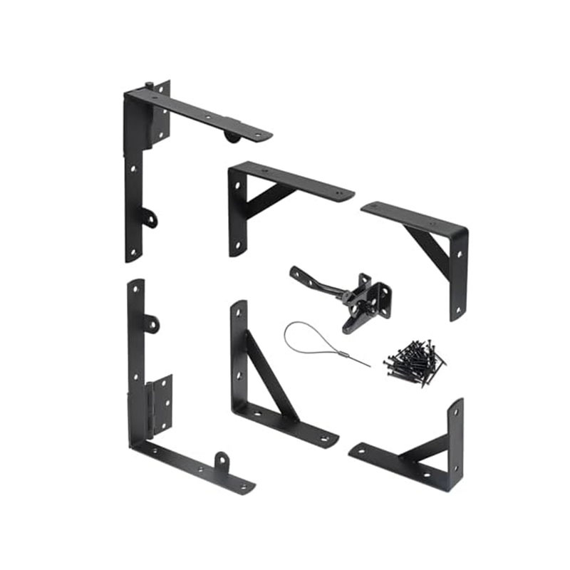 ajtókeret tartó készlet, szénacél, modell 5689, Rhetech, permetezett felület, modern minimalista stílus