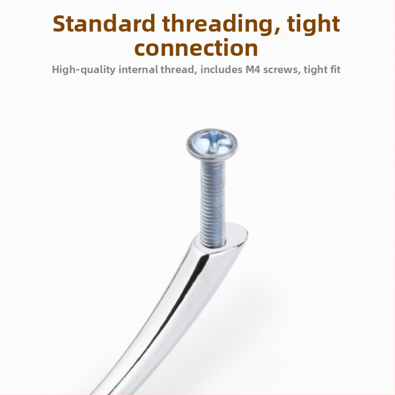 Rukoväť na skrinky a zásuvky – zliatina zinku, elektroplating, Model 211, odolná voči opotrebeniu a hrdzi