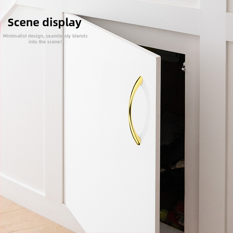 Rukoväť na skrinky a zásuvky – zliatina zinku, elektroplating, Model 211, odolná voči opotrebeniu a hrdzi