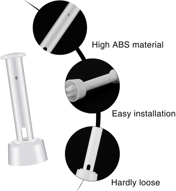 Intex baseino laikiklio priedų rinkinys 28270-28272: smeigtukas ir gumos užrakinimo dalys, PVC