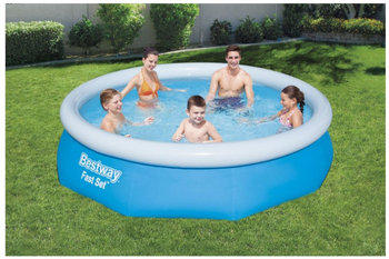 Bestway φουσκωτή οικογενειακή πισίνα για ενήλικες και παιδιά, PVC υλικό, αναδιπλούμενος σχεδιασμός