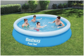 Bestway φουσκωτή οικογενειακή πισίνα για ενήλικες και παιδιά, PVC υλικό, αναδιπλούμενος σχεδιασμός