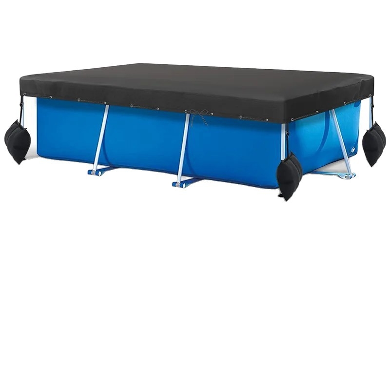 Ārējais baseina pārklājs — Oxford audums, pielāgojams, putekļu un saules aizsardzība, drukāts logotips