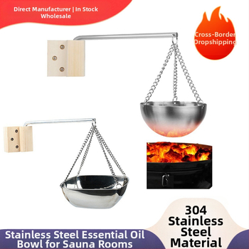 Swark BL-SNA-0038 Nerezová oceľ aromaterapeutická misa pre saunu a suchú parnú miestnosť