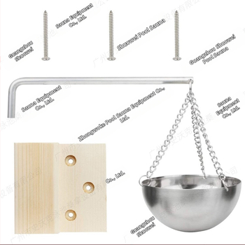 Swark BL-SNA-0038 Μπολ αρωματοθεραπείας από ανοξείδωτο ατσάλι για σάουνα και στεγνό ατμόλουτρο