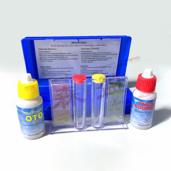 Baseino vandens kokybės bandymo rinkinys sunkiesiems metalams, pH ir OTO likusiam chlorui – Prekinis ženklas Senying, Model Flood-proof color strip cloth