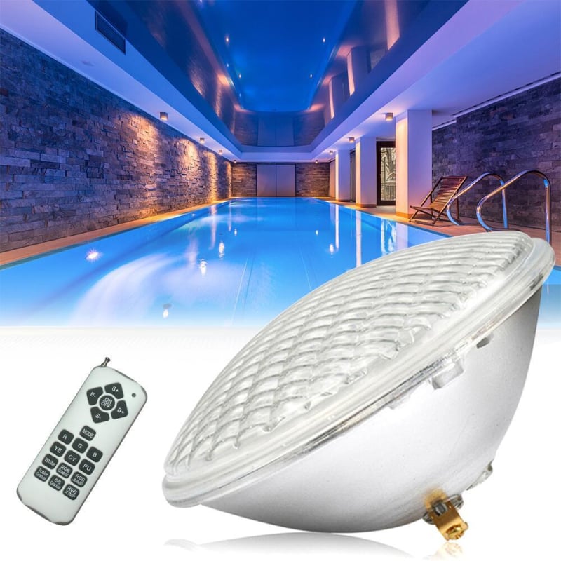 LED alatti medence világítás, 12V, 18W, IP68, 120° sugárzási szög, 1800 lm
