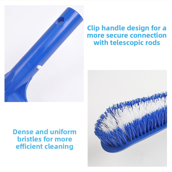 Siurbimo galva baseino dugniui valyti su šepetėliu, DV-0732, plastikas, DAVEY/David