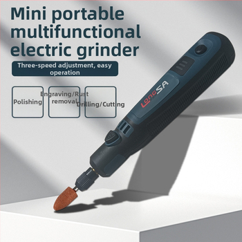 Преносим електрически шлайф за нефрит със зареждаща се литиева батерия, 3.7V, глава за шлайф, 0.6 м кабел, тегло 0.5 кг