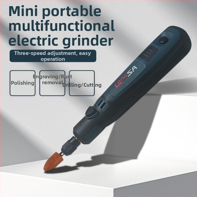 Преносим електрически шлайф за нефрит със зареждаща се литиева батерия, 3.7V, глава за шлайф, 0.6 м кабел, тегло 0.5 кг