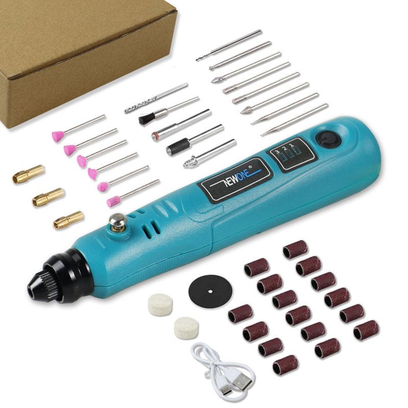 Презареждаема ръчна електрическа шлайфмашина за маникюр и дърворезба, компактен ръчен инструмент, 3.6V Li‑ion батерия, фиксирана скорост, включен заряден кабел, тегло 0,24 кг
