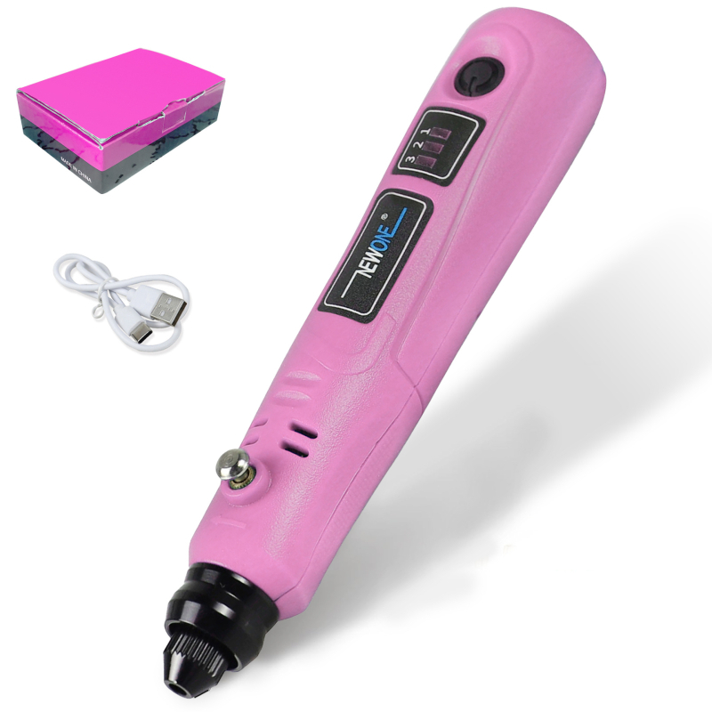 Презареждаема ръчна електрическа шлайфмашина за маникюр и дърворезба, компактен ръчен инструмент, 3.6V Li‑ion батерия, фиксирана скорост, включен заряден кабел, тегло 0,24 кг