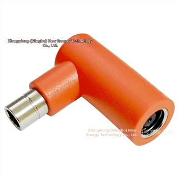 Bear DC-7909 Θηλυκό προς DC-8020 Αρσενικό Αντάπτορας, 90° Γωνιώδης Συνδετήρας, Χαλκού Αγωγοί, PVC Μονωτικό