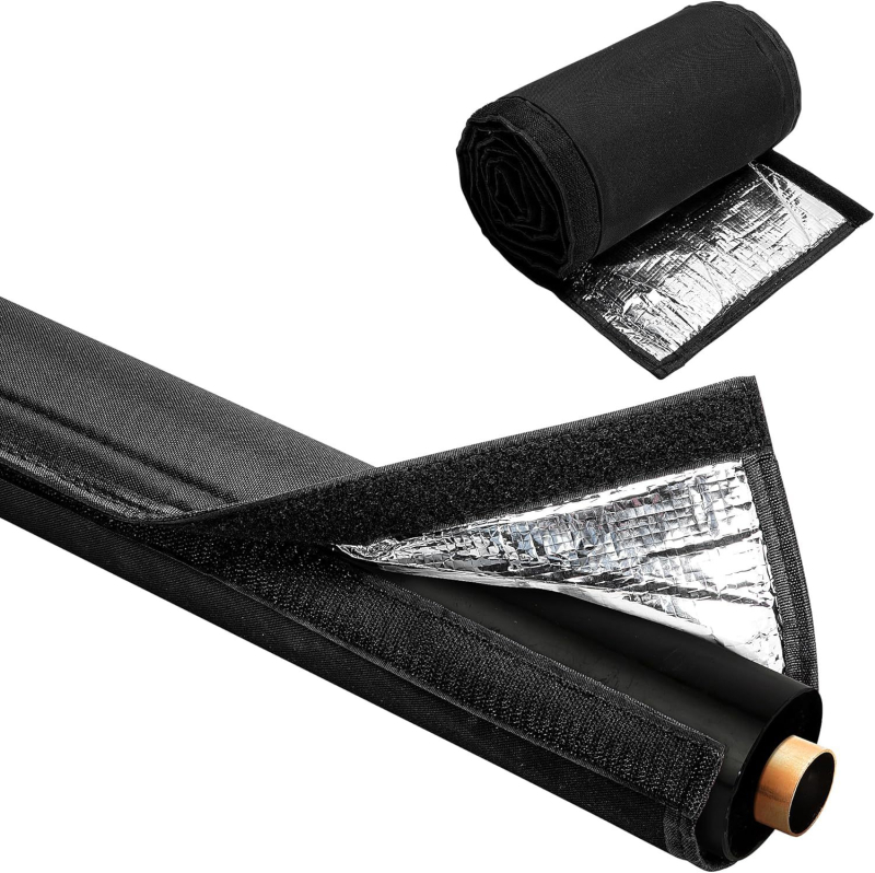 Klímaberendezés kivezetőcsővédő borítás alumíniumfóliás szigeteléssel, 600D Oxford anyag, Tim Hong márka, egyszerű stílus
