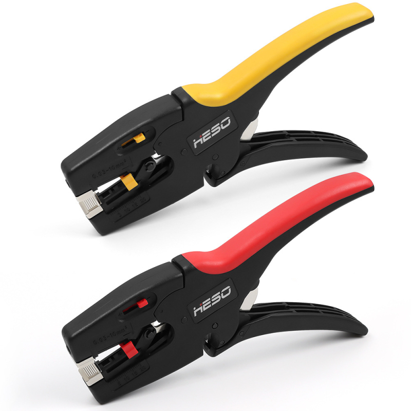 Clește automate pentru dezizolarea cablurilor - unealtă multifuncțională pentru electricieni, dezizolare și tăiere cabluri (Brand: HESO; Greutate: 180 g; Specificații: 8)