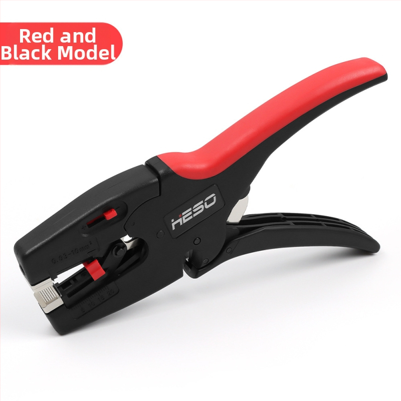 Clește automate pentru dezizolarea cablurilor - unealtă multifuncțională pentru electricieni, dezizolare și tăiere cabluri (Brand: HESO; Greutate: 180 g; Specificații: 8)