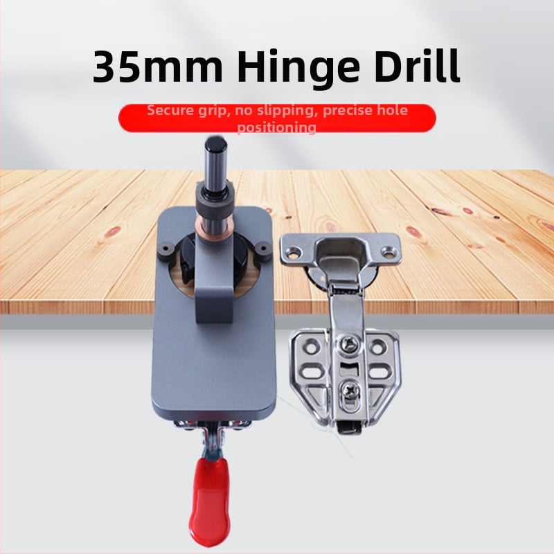 Локатор за дупки на панти за дървени шкафове – алуминиев сплав, за дървообработване, марка KAWAY TOOLS