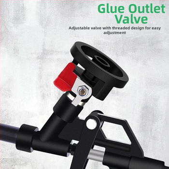 Пистолет за полиуретанова уплътнителна пяна, лесно почистващ се, корпус от сплав, за уплътняване при климатични системи, прозорци и врати