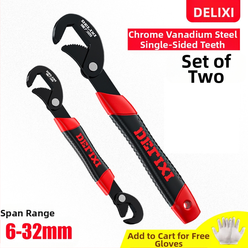 Univerzalni set alata s podesivim ključem, cijevnim ključem i višenamjenskim kliještima