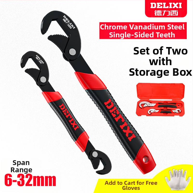 Univerzalni set alata s podesivim ključem, cijevnim ključem i višenamjenskim kliještima