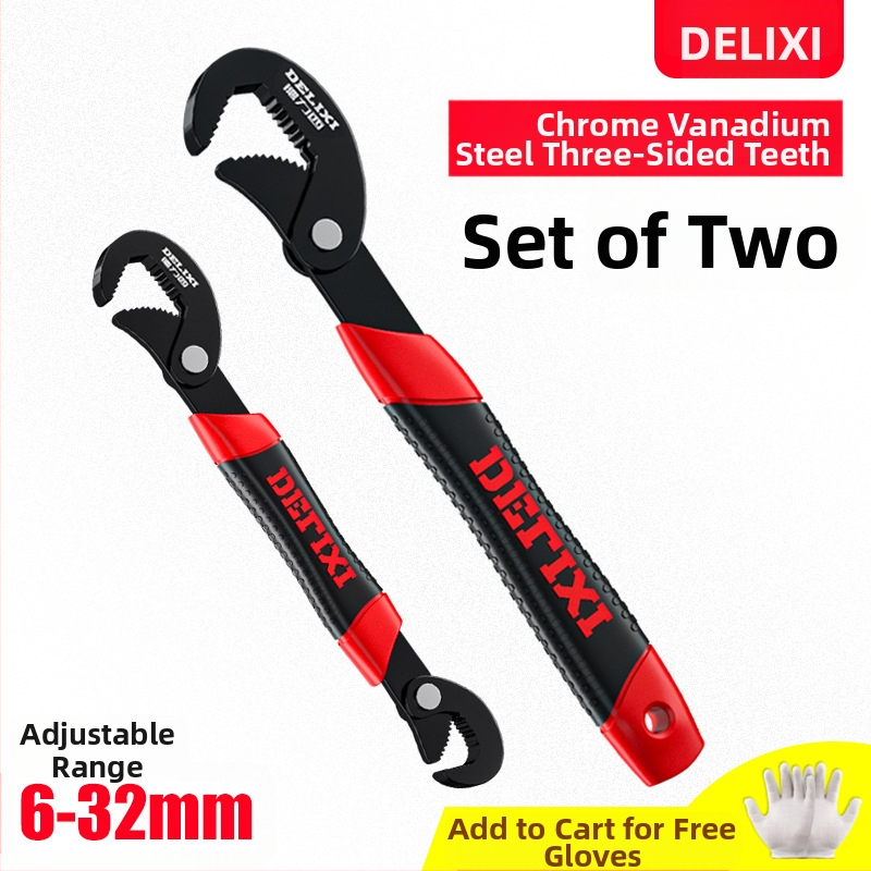 Univerzalni set alata s podesivim ključem, cijevnim ključem i višenamjenskim kliještima