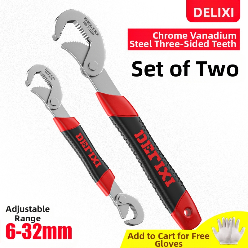 Univerzalni set alata s podesivim ključem, cijevnim ključem i višenamjenskim kliještima