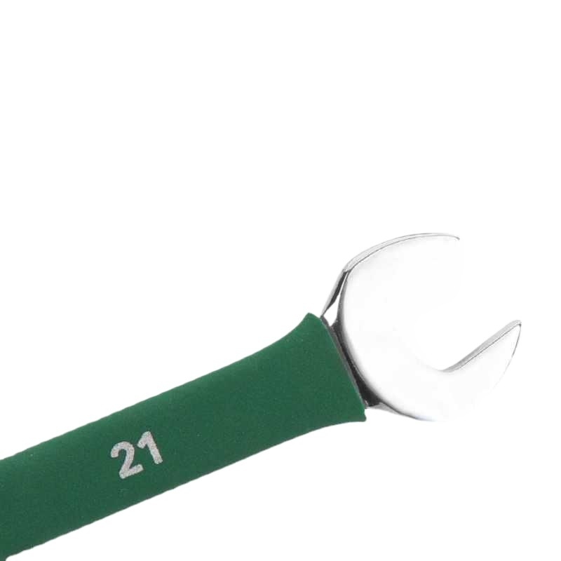 Комплект двуфункционални гаечни ключове с отворен край и шестограмен дизайн; изработени от хром-ванадий стомана.