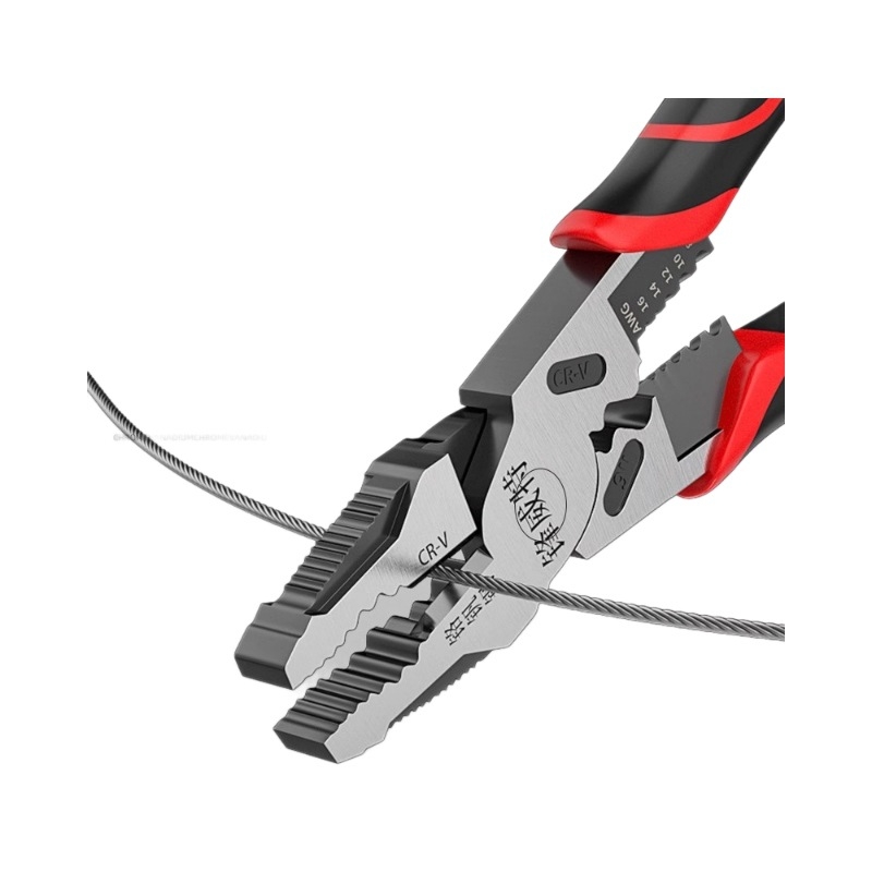 Električarski višenamjenski kliješt s ekscentričnim mehanizmom štednje napora, industrijske klase univerzalni kliješti za rezanje žice, kapacitet rezanja 4,6 mm