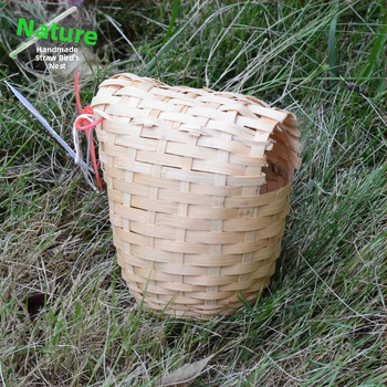 Φωλιά πουλιών από μπαμπού – Εξωτερικό κρεμαστό διακοσμητικό κήπου, αναπνεύσιμη (Υλικό: Μπαμπού; Προέλευση: Φουτζιάν; Μάρκα: Nature; Κατάλληλο για: Πουλί)