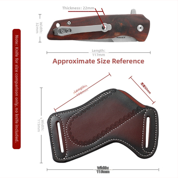 STAILNESS Δερμάτινη Τσάντα Μέσης για Αθλητικά σε Ανοιχτό Χώρο, Unisex, Με Αποθήκευση
