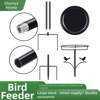 Ταΐστρα για πουλιά και μπανιέρα για πουλιά – Μοντέλο Δύο Μικρά Πουλιά, Μέταλλο, Κατασκευή Κατά Παραγγελία, σε εξωτερικούς χώρους