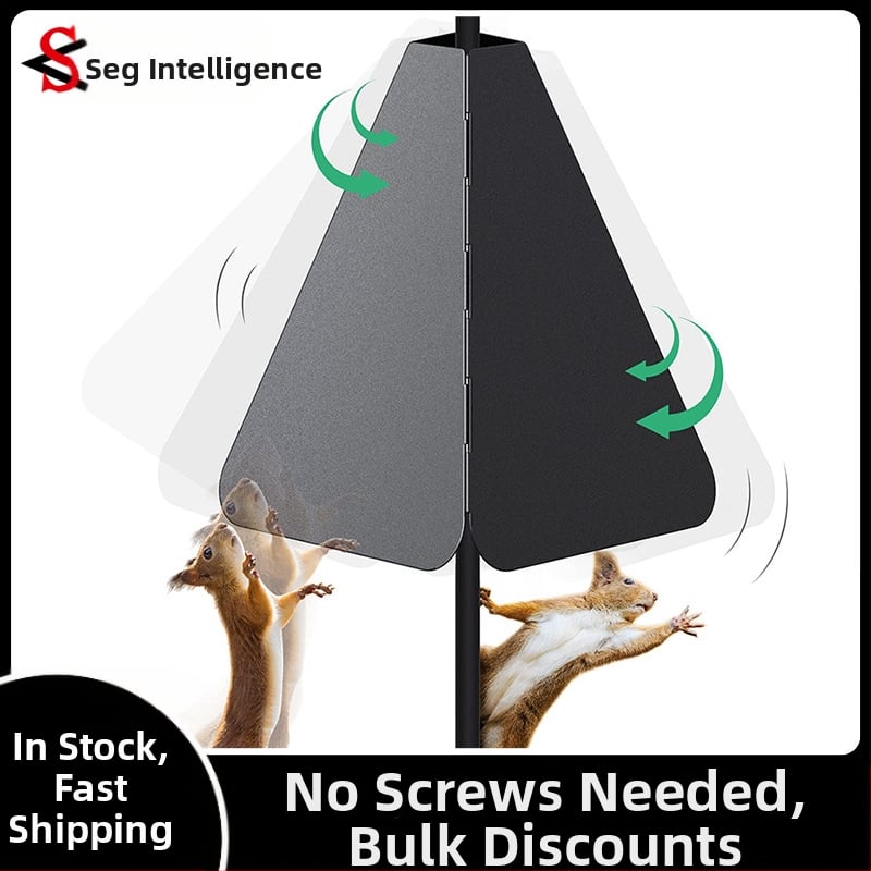 Метален предпазител за катерици за хранилка за птици – обгръщащ капак, разделител за катерици, марка SEG Zhihui, размер M