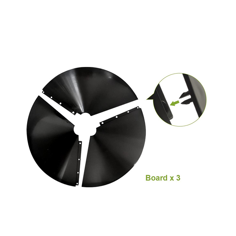 Метален предпазител за катерици за хранилка за птици – обгръщащ капак, разделител за катерици, марка SEG Zhihui, размер M