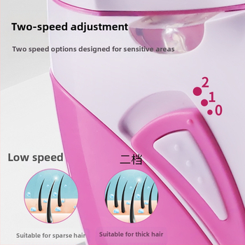 HATTEKER Epilator electric pentru corp — Încărcare USB, Umed și uscat, Pentru Întregul corp, Lamă din oțel inoxidabil, Model SK-505