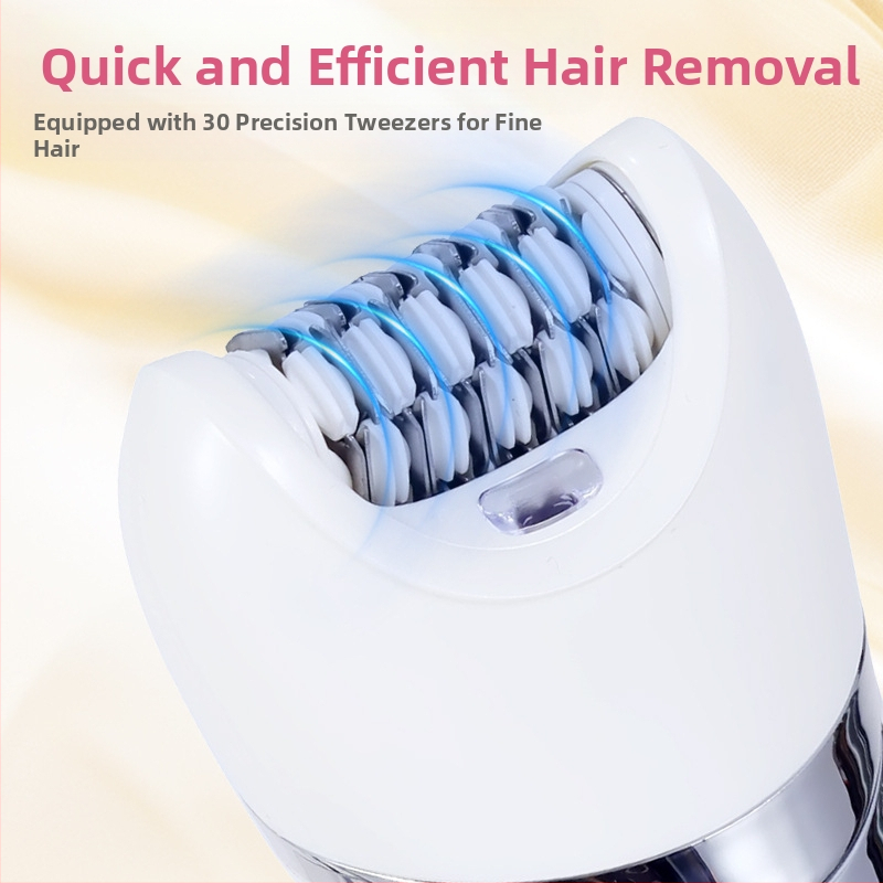 Женски електрически тример за тяло, 6-в-1, мокър и сух, USB захранване, глава от неръждаема стомана, HT-576