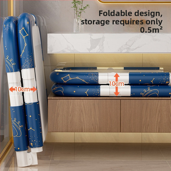 Sulankstomas vonios kibiras suaugusiems – PVC medžiaga, sulankstomas dizainas su garuojančiomis burbulėmis, tinka voniai, prekės ženklas Ooni Bear