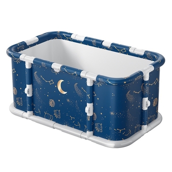 Sulankstomas vonios kibiras suaugusiems – PVC medžiaga, sulankstomas dizainas su garuojančiomis burbulėmis, tinka voniai, prekės ženklas Ooni Bear