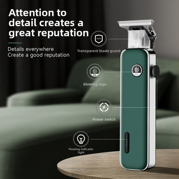 Елек tрическа машинка за подстригване KM-5098 с четков мотор, режещ блок от неръждаема стомана, вградена батерия 1000–1200 mAh, време на работа 1–3 ч, нисък шум (≤36 dB)