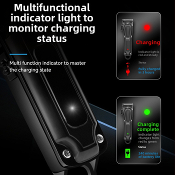 Kemei KM-1071 Επαγγελματικός ηλεκτρικός κουρευτής μαλλιών με USB φόρτιση, μοτέρ με ψήφτρες, κεφαλή κοπής από ανοξείδωτο ατσάλι, ABS περίβλημα, ενσωματωμένη μπαταρία 1200–2000mAh, χρόνος λειτουργίας 1–3 ώρες