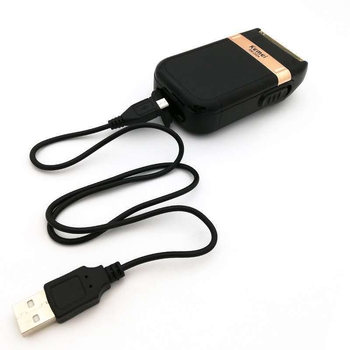 Ηλεκτρική ξυριστική μηχανή USB επαναφορτιζόμενη, με διπλή κεφαλή κίνησης, αιωρούμενη κεφαλή κοπής, πλήρως πλενόμενη για ολόσωμο καθάρισμα, χωρίς ψήκτρες κινητήρα