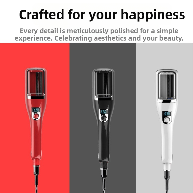 Ютия за коса с турмалинова керамична нагревателна повърхност, диаметър 16–20 мм, кабелно захранване (AC), 60 W, 110–220 V, 10 нива на температурата