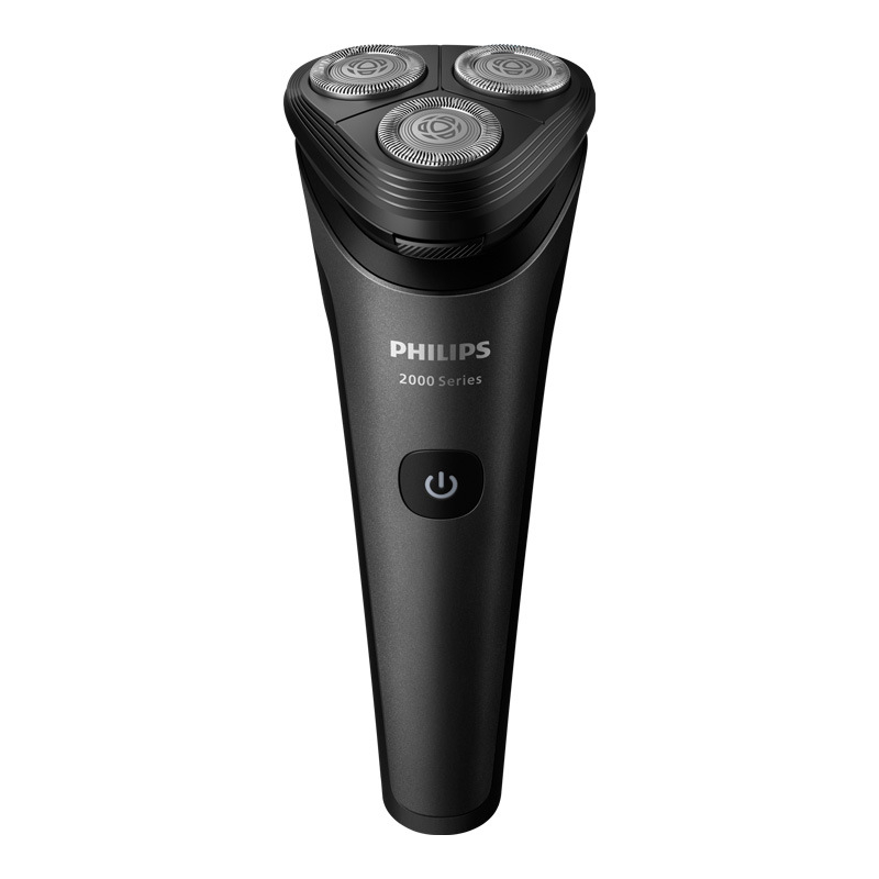 Philips férfi elektromos borotva nedves és száraz használatra, forgó hárompengés fej, lebegő fej, beépített akkumulátor, teljesen mosható test, Sorozat 2 S2509