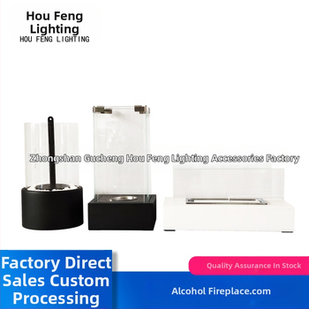 Stolni metalni etanolni kamin s logotipom – Hou Feng HF-B008/HF-B009/HF-B010