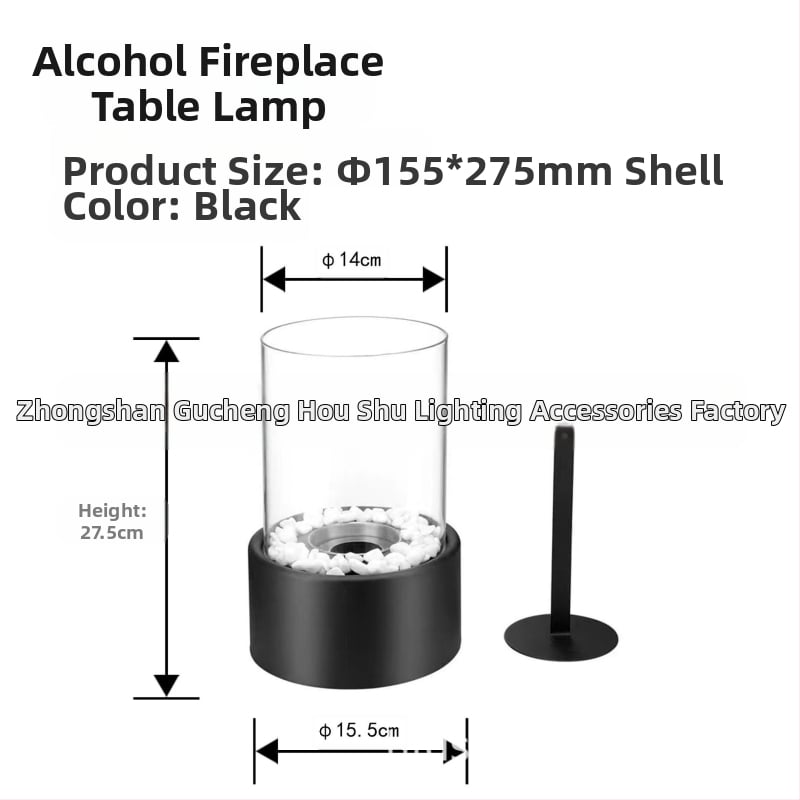 Stolni metalni etanolni kamin s logotipom – Hou Feng HF-B008/HF-B009/HF-B010