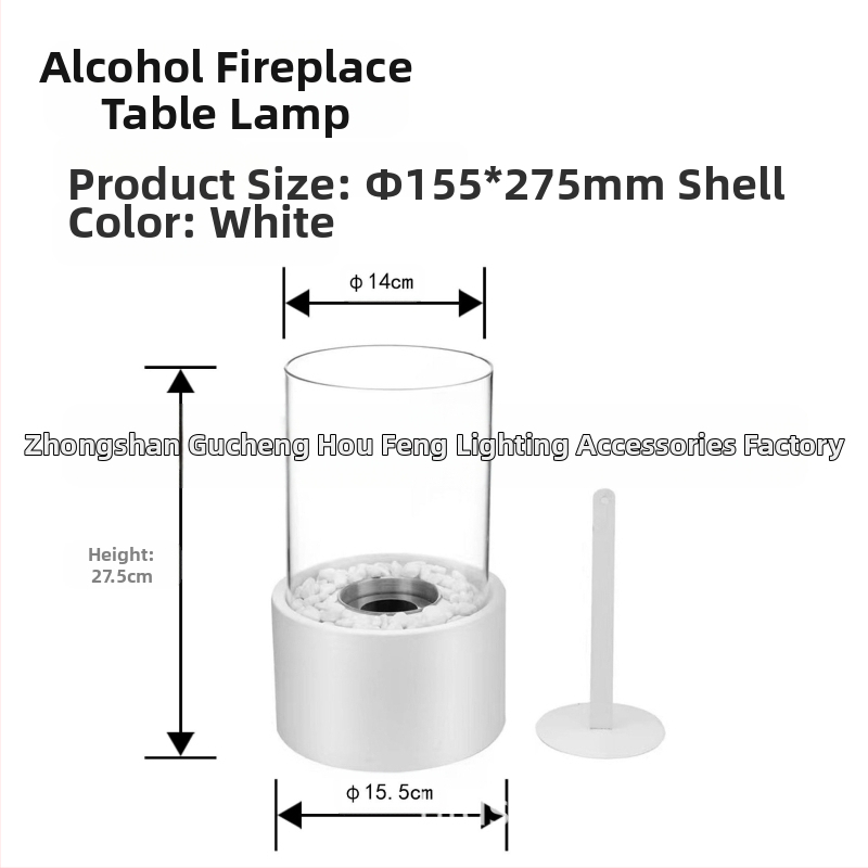 Stolni metalni etanolni kamin s logotipom – Hou Feng HF-B008/HF-B009/HF-B010