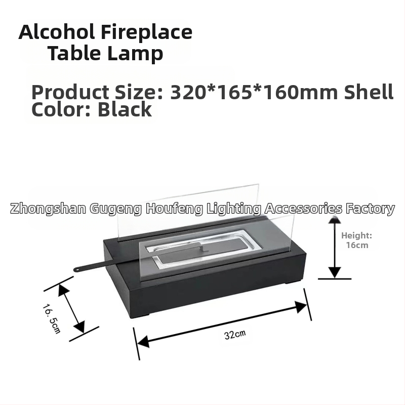 Stolni metalni etanolni kamin s logotipom – Hou Feng HF-B008/HF-B009/HF-B010