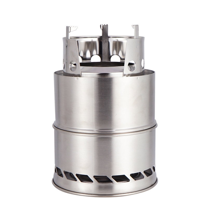 Pretvēja ārējā koka krāsns no nerūsējoša tērauda, daudzuzdevumu, 2-3 cilvēkiem