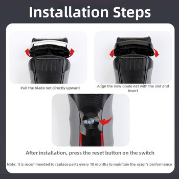 Ανταλλακτικές κεφαλές ξυριστικής Braun – Συμβατές με σειρές 21B32/52/70/92/3579, ABS+μέταλλο, βάρος 25 g