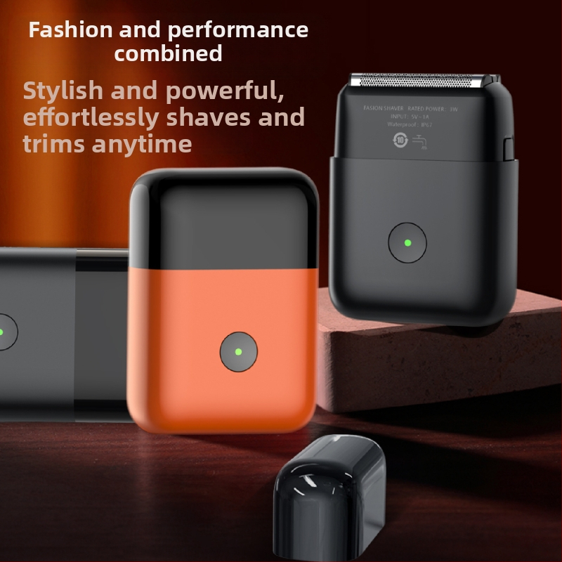 Ηλεκτρική ξυριστική μηχανή IP67, αδιάβροχη για ολόκληρο σώμα, κεφαλή παλινδρομικής κίνησης 3-λεπίδων, ενσωματωμένη μπαταρία 800-1000 mAh, επαναφορτιζόμενη, μοτέρ χωρίς ψήκτρες, χαμηλός θόρυβος
